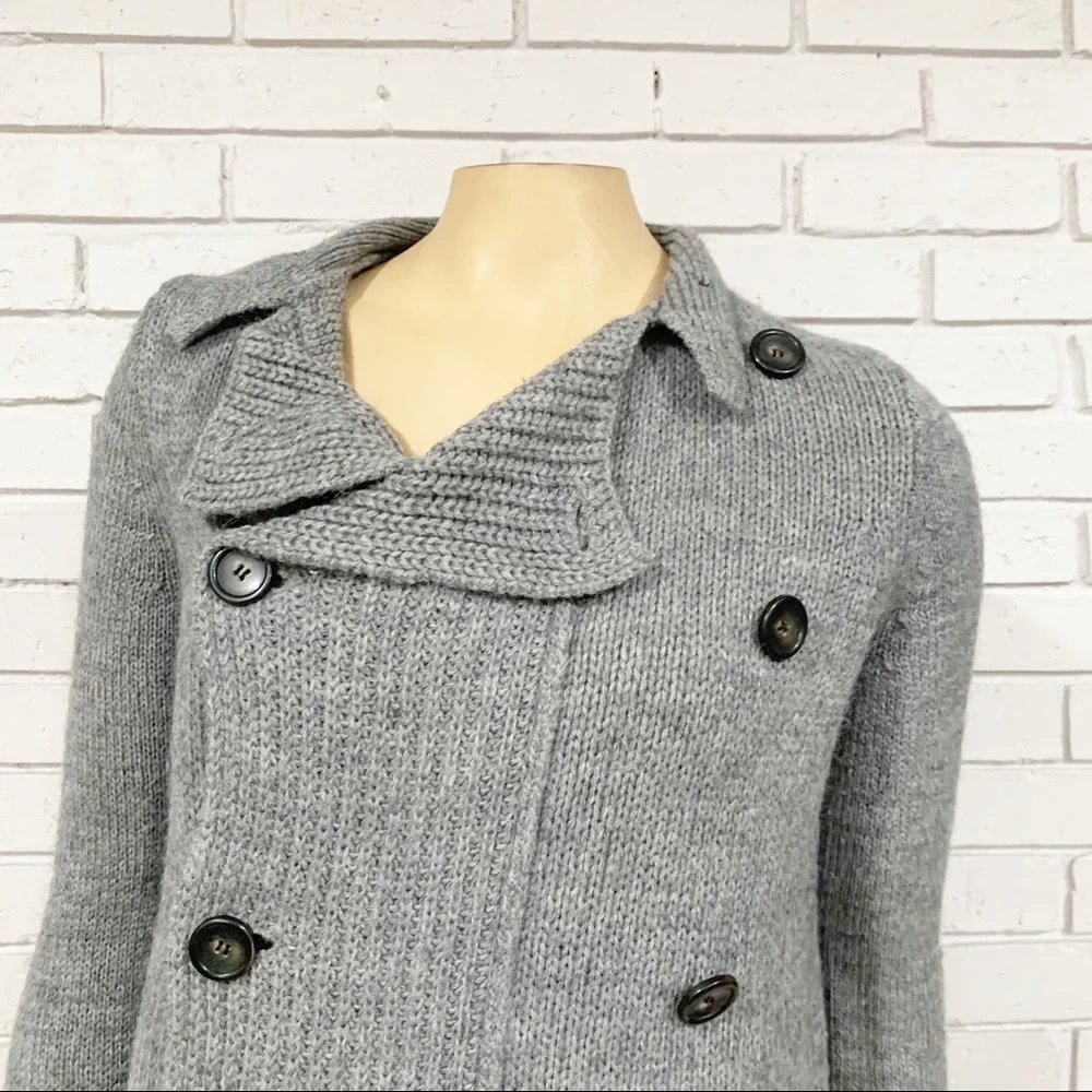 J.Crew Women’s‎ Double Breasted Gray Cardigan